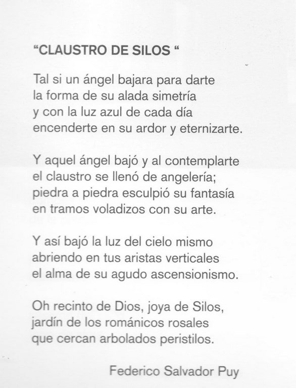"CLAUSTRO DE SILOS"- Federico Salvador Puy
